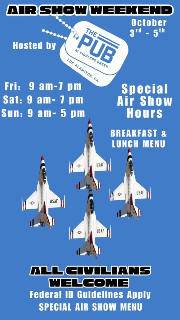 Pub Air Show Weekend Flyer